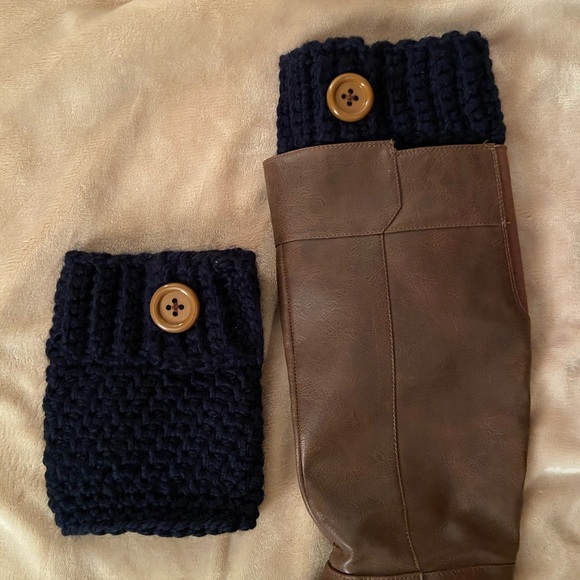 Crochet Boot Cuffs - Picture 4 of 5